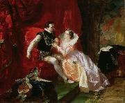 Leicester and Amy Robsart at Cumnor Hall Edward Matthew Ward